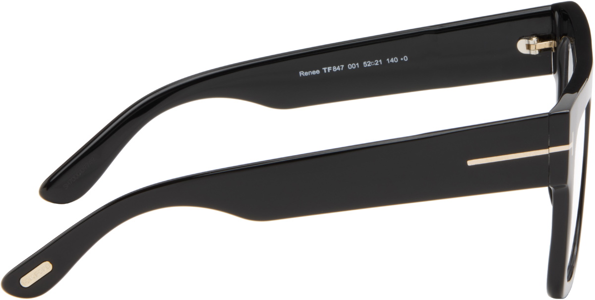 TOM FORD Black Renee Square Blue Light Glasses