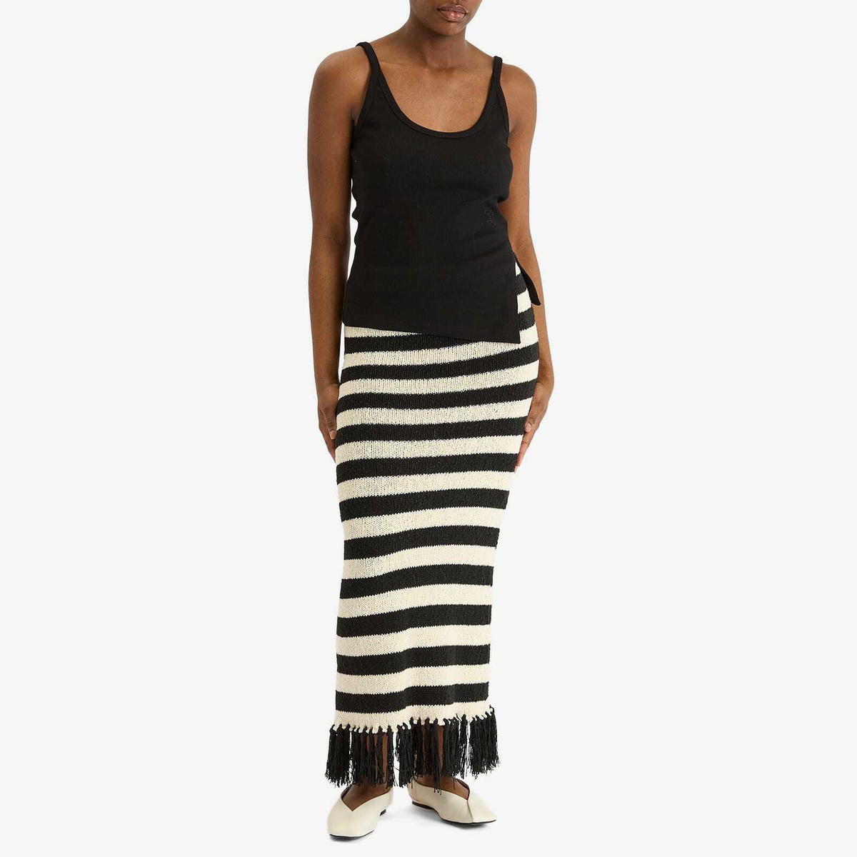4th & Reckless Women's Lauryn Skirt in Stripe