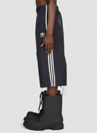 adidas x Balenciaga - Striped Baggy Shorts in Black