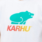 Karhu Men's Basic Logo T-Shirt in White/Foliage Green