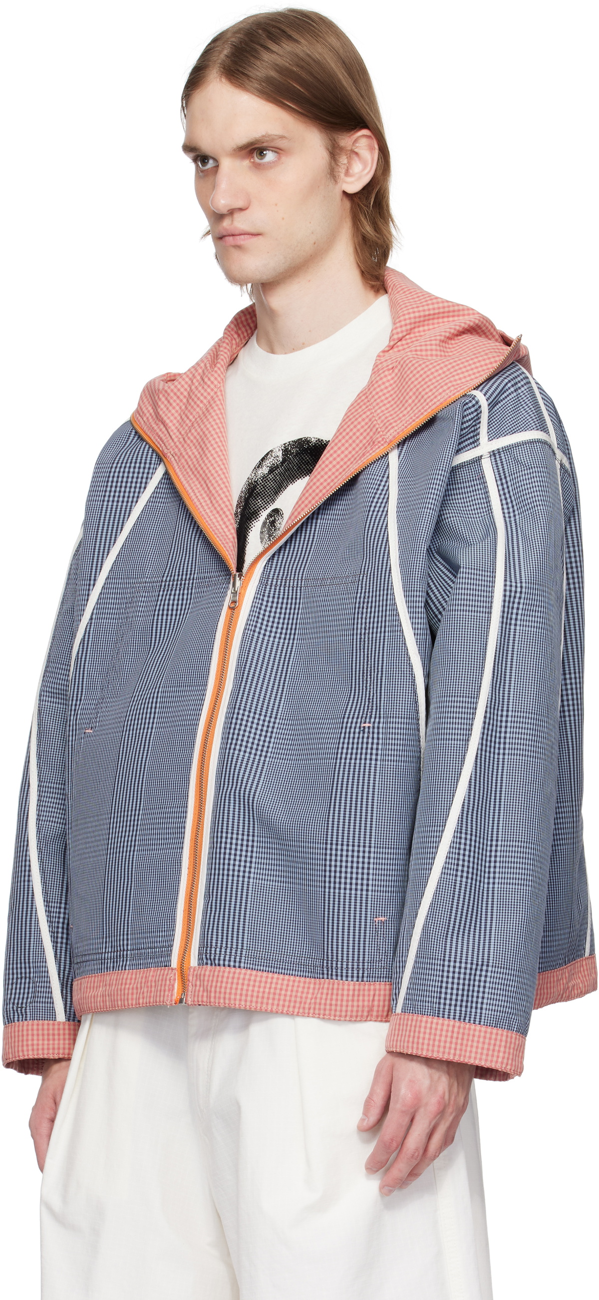 PDF Blue & Pink Low Ride Reversible Jacket