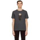 Ralph Lauren Purple Label Grey Bear Jersey T-Shirt