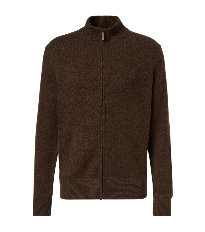 Photo: Tod's Wool and cashmere zip-up cardigan