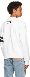 GCDS White Logo Sweatshirt