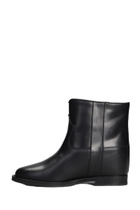 Via Roma 15 Ankle Boots Inside Wedge In Black Leather