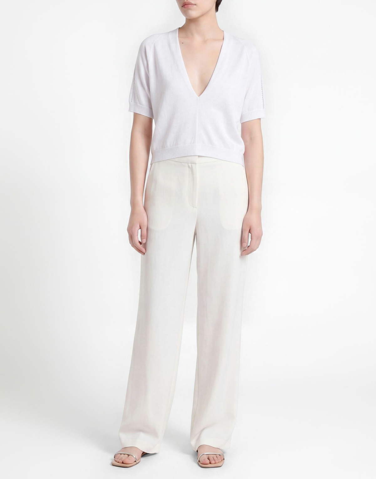 Peserico Womens Cardigan in White
