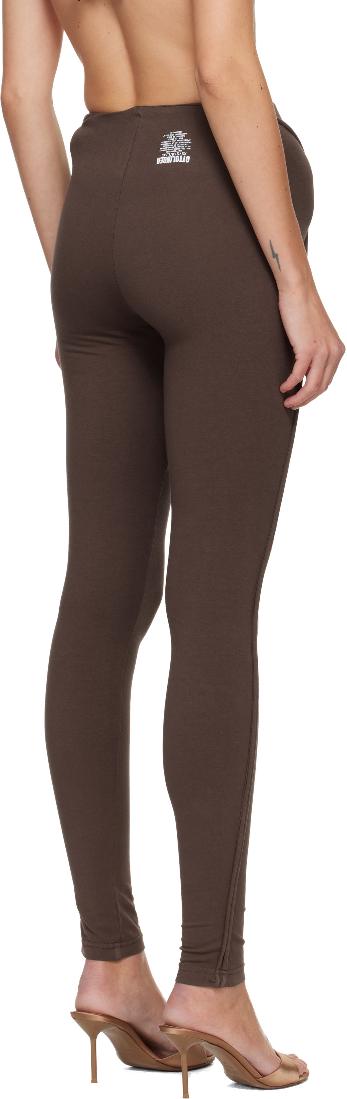 Ottolinger Brown Sculpted Hip Leggings