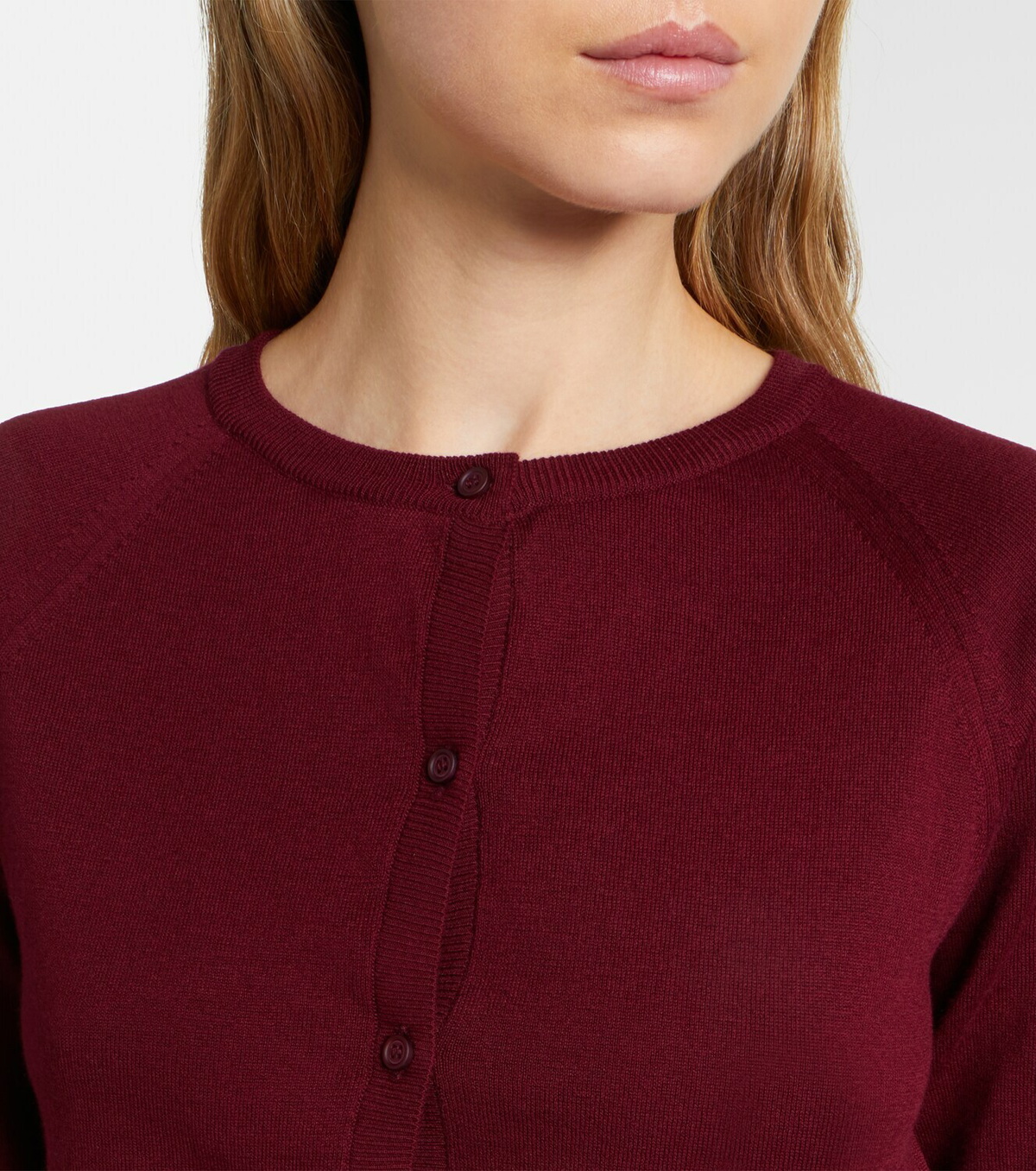 'S Max Mara Cropped cotton, silk, and cashmere cardigan