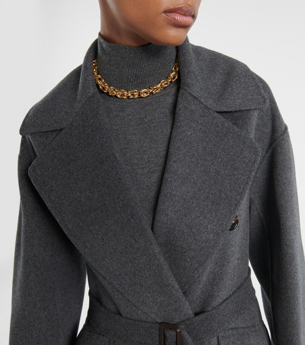 'S Max Mara Belted virgin wool coat