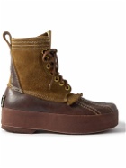 Visvim - Decoy Duck Leather and Suede Boots - Brown