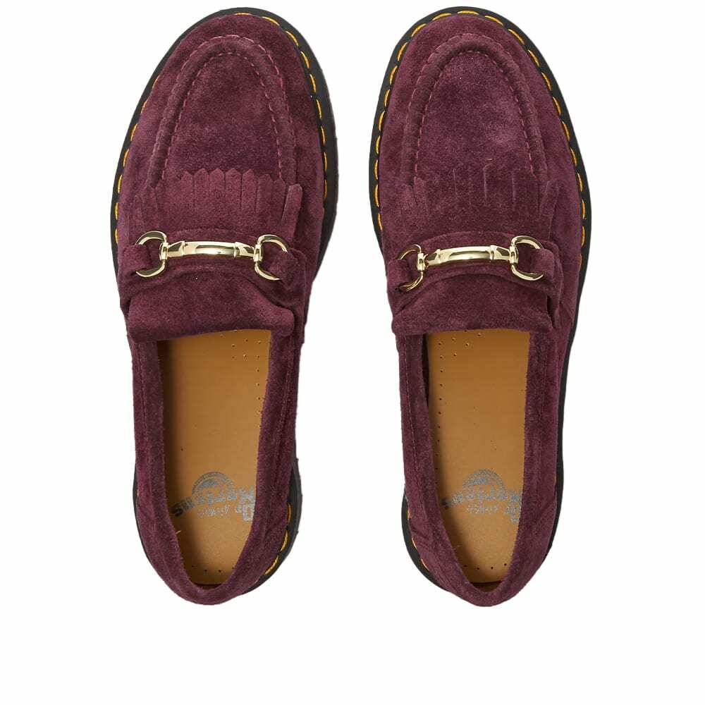 Dr. Martens Men's Snaffle Loafer in Plum Desert Oasis Suede Dr