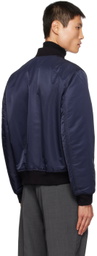 Theory Navy Flight Bomber Jacket