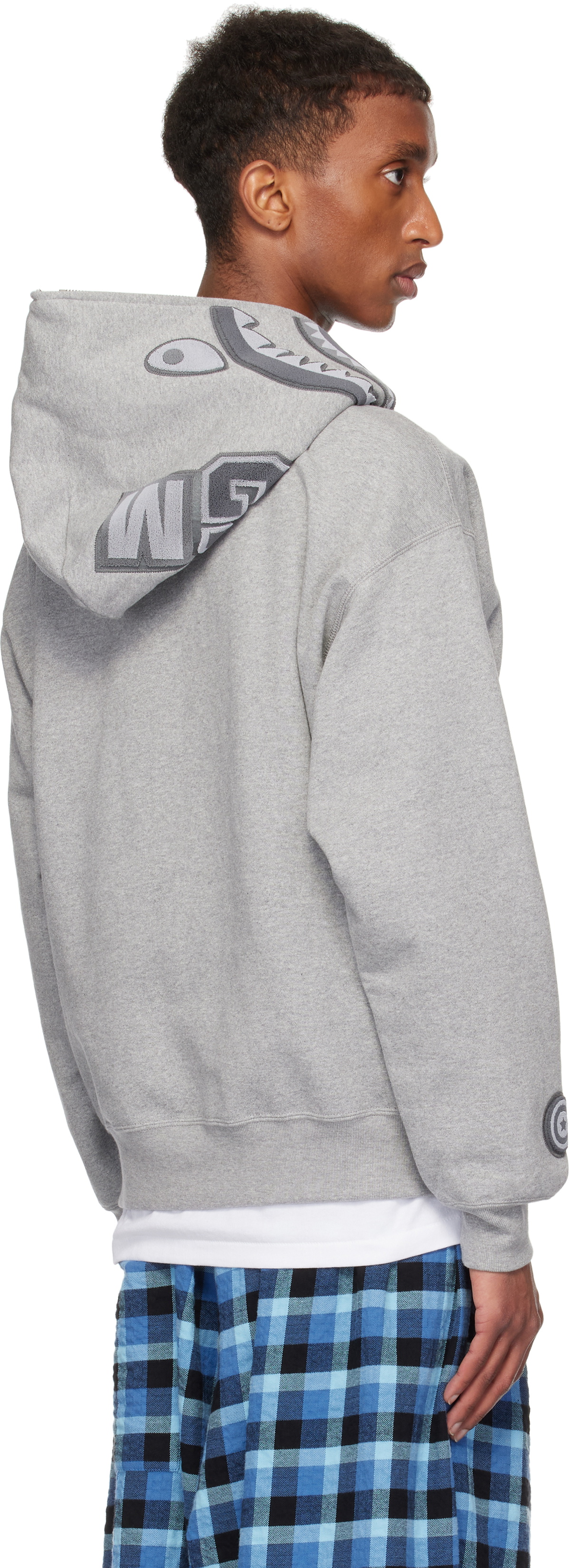 ☆ A BATHING APE Ape Head One Point Shark Zip Hoodie ☆ APE HEAD ONE POINT SHARK ZIP HOODIE MENS – us.bape.com