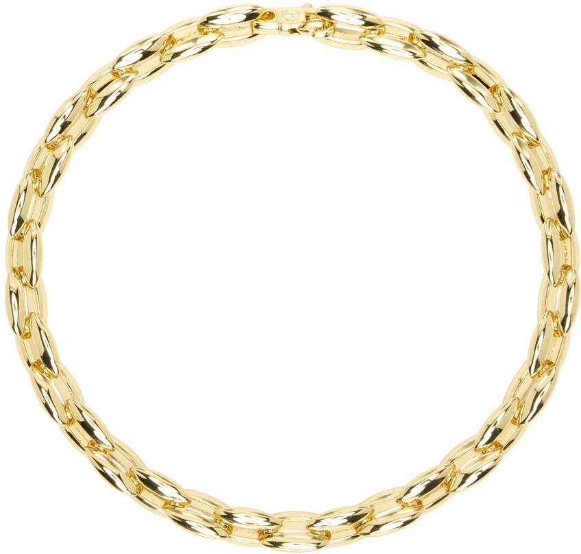 ANINE BING Bold Link Necklace - Gold