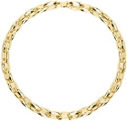 ANINE BING Gold Oval Link Necklace