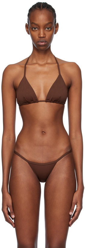 Photo: ÉTERNE Brown Thea 90s Bikini Top