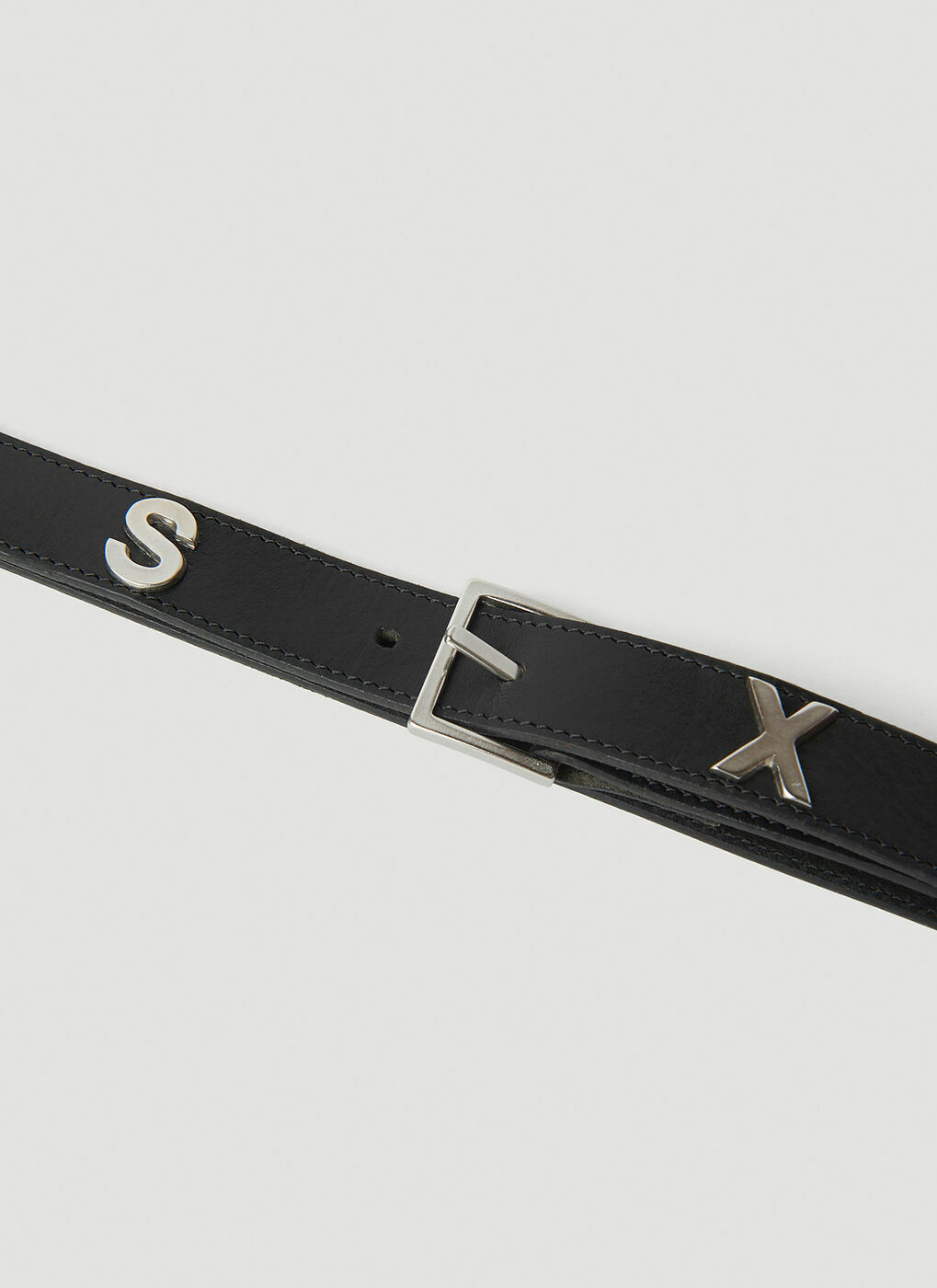 Martine Rose - Sex Letter Belt in Black Martine Rose