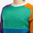 Howlin by Morrison Men's Howlin' Firecracker Colour Block Jumper in Greendream