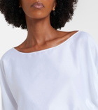 Leset Yoko cotton crop top