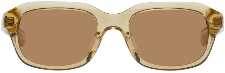 Photo: FLATLIST EYEWEAR Beige Sammys Sunglasses