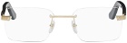Cartier Gold Rectangular Glasses
