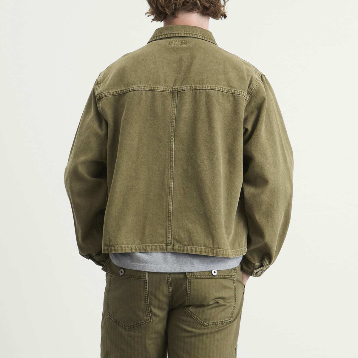 Dubbleware Men's Crop Jacket in Olive