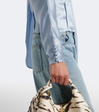Ganni Scarf-detail blouse