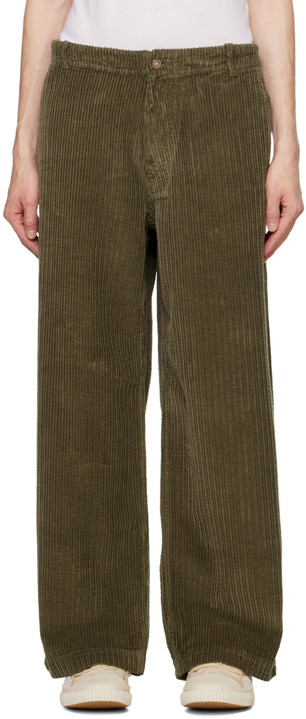 【新品】ERL corduroy cargo pants コーデュロイパンツ ERL Khaki Corduroy Drawstring Trousers ERL