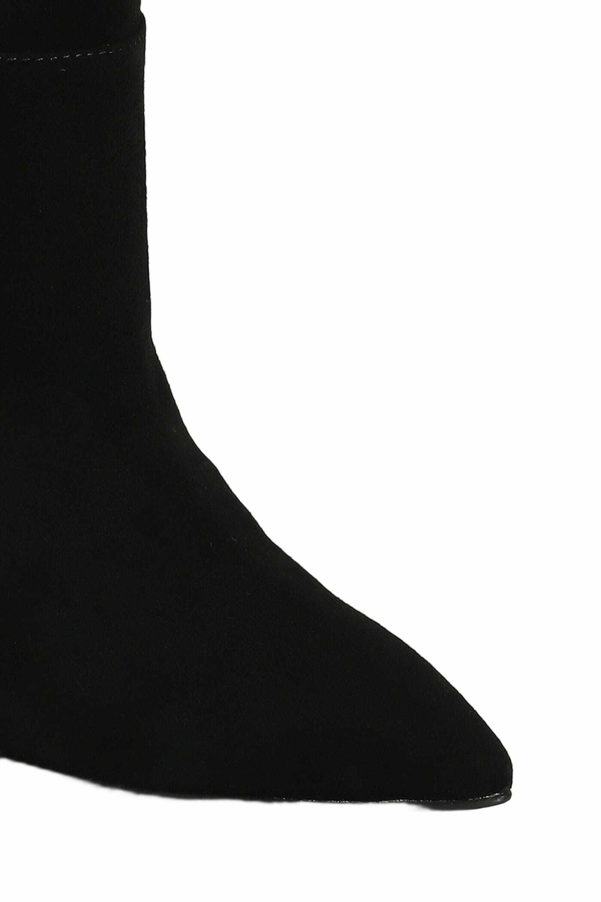 Via Roma 15 High Heels Ankle Boots In Black Suede