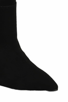 Via Roma 15 High Heels Ankle Boots In Black Suede
