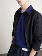 Slowear - Slim-Fit Cotton-Blend Terry Polo Shirt - Blue