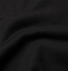Acne Studios - Oversized Logo-Jacquard Fleece-Back Jersey Sweatshirt - Black