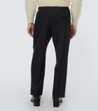 Dries Van Noten Wool flannel tapered pants