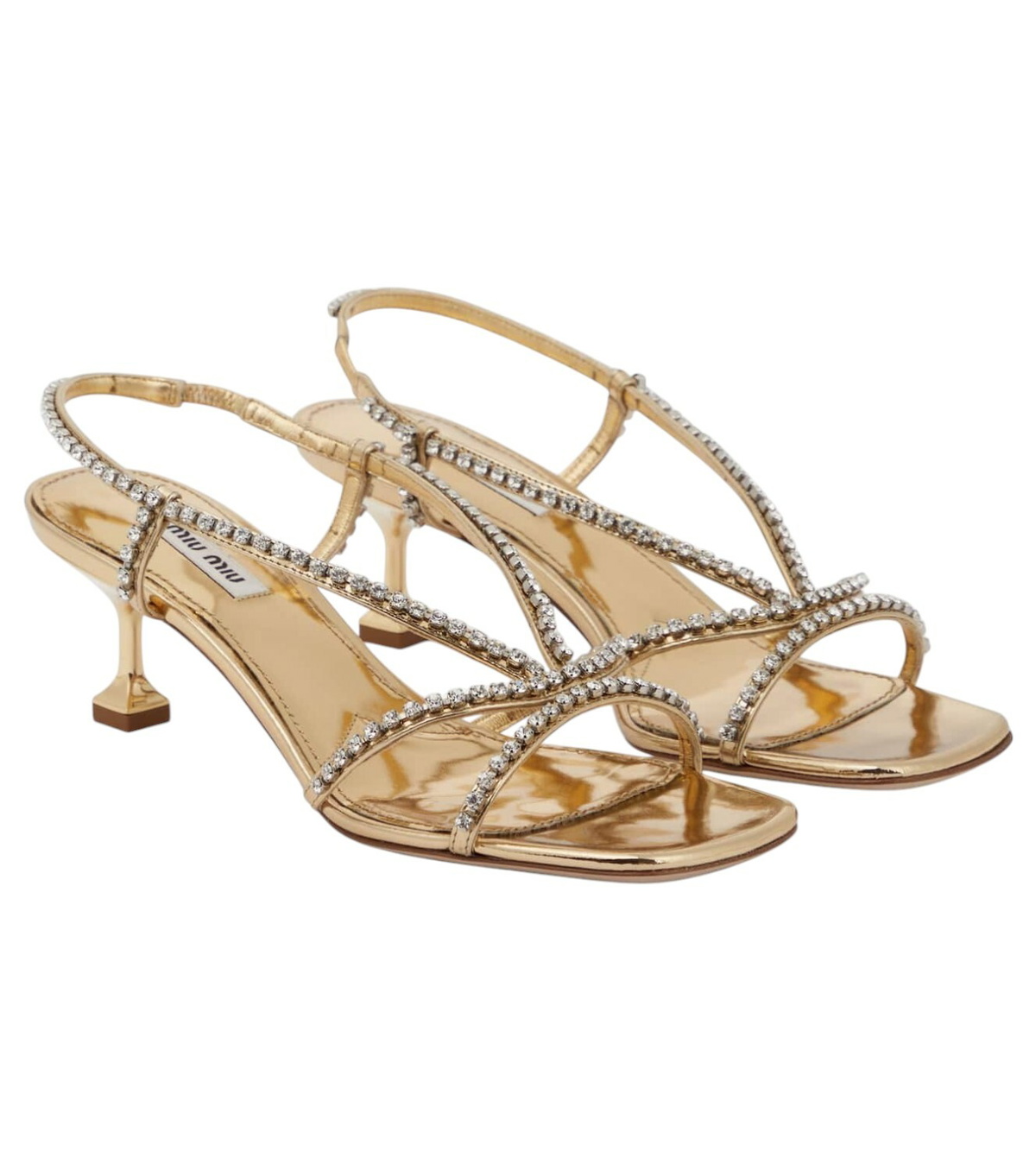 【関税&送料込】Miu Miu Sandalo Miu Miu Logo Sandal Miu Miu