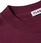 Flagstuff - Printed Cotton-Jersey T-Shirt - Men - Burgundy