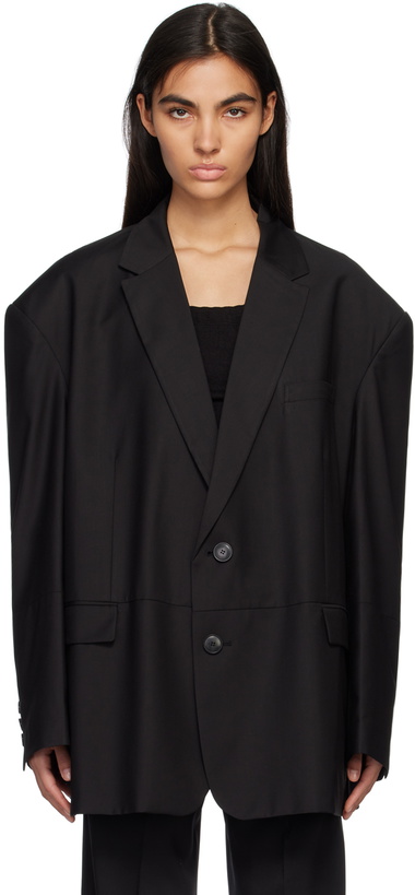 Photo: lesugiatelier Black Oversized Blazer