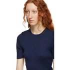 Victoria Beckham Blue Cashmere Sweater