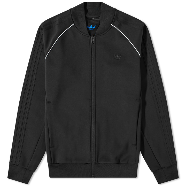 Photo: Adidas Men's Blue Version Superstar Track Top in Black