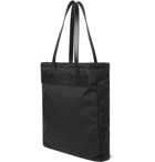 Alexander McQueen - City Leather-Trimmed Logo-Print Shell Tote Bag - Black