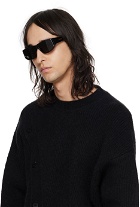 JACQUEMUS Black 'Les Lunettes Pilota' Sunglasses