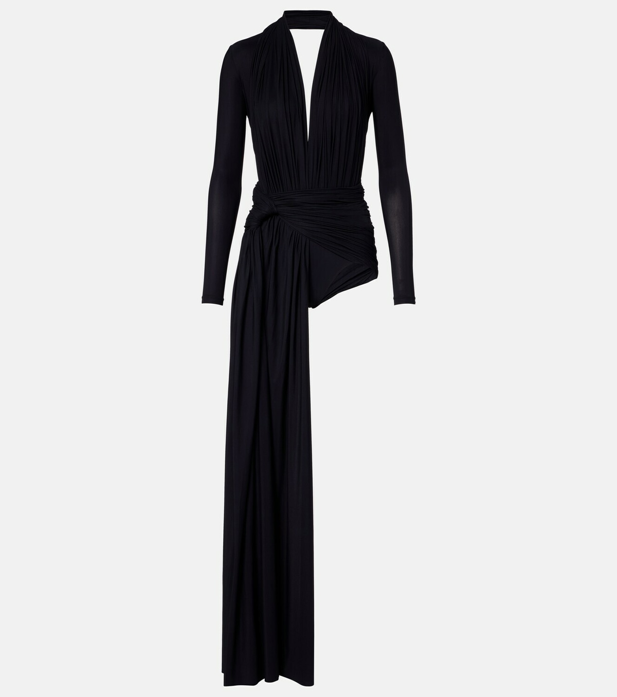 Balenciaga Asymmetric draped minidress