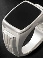 John Hardy - Silver Onyx Signet Ring - Black