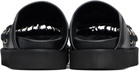 Toga Pulla Black Hoop Detail Slip-on Loafers