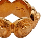 Versace Women's Multi Medusa Head Ring in Gold