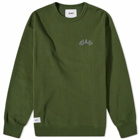 WTAPS Men's Club Crew Sweat in Green