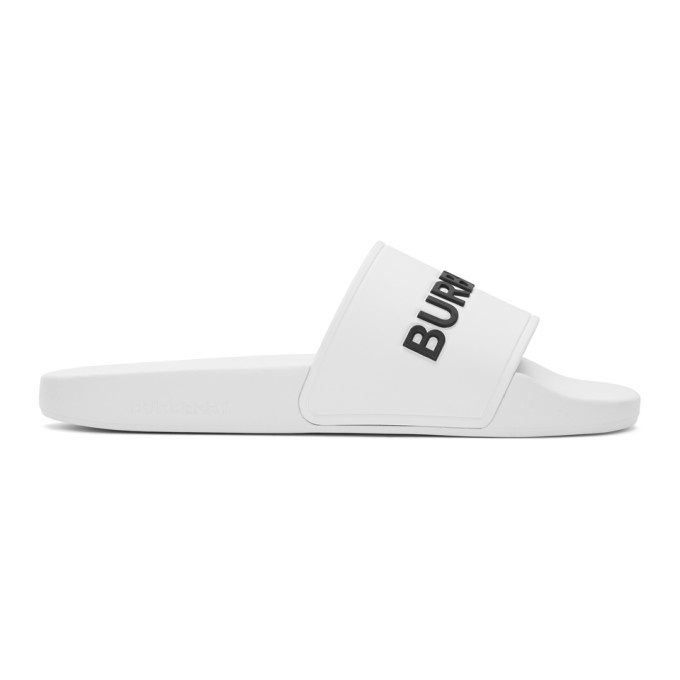 Photo: Burberry White Furley Sandals