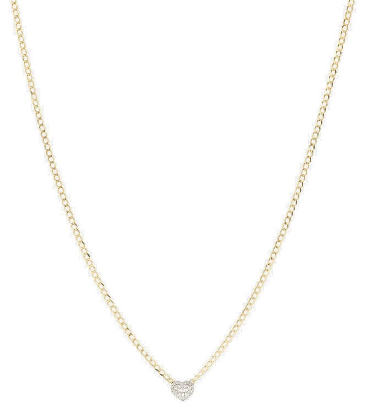 Photo: Stone and Strand 10kt gold necklace with diamond