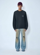 Acne Studios Long Sleeve Cotton Jersey T-Shirt