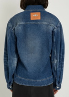 Simone Rocha Embellished Belted Denim Jacket