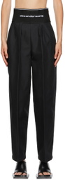 Alexander Wang Black Carrot Leg Trousers